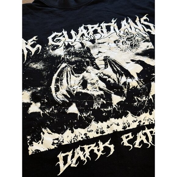 DARK PATH Size XXL T Shirt The Guardian Punk Hip Hop Grunge Gothic Streetwear - Picture 6 of 11